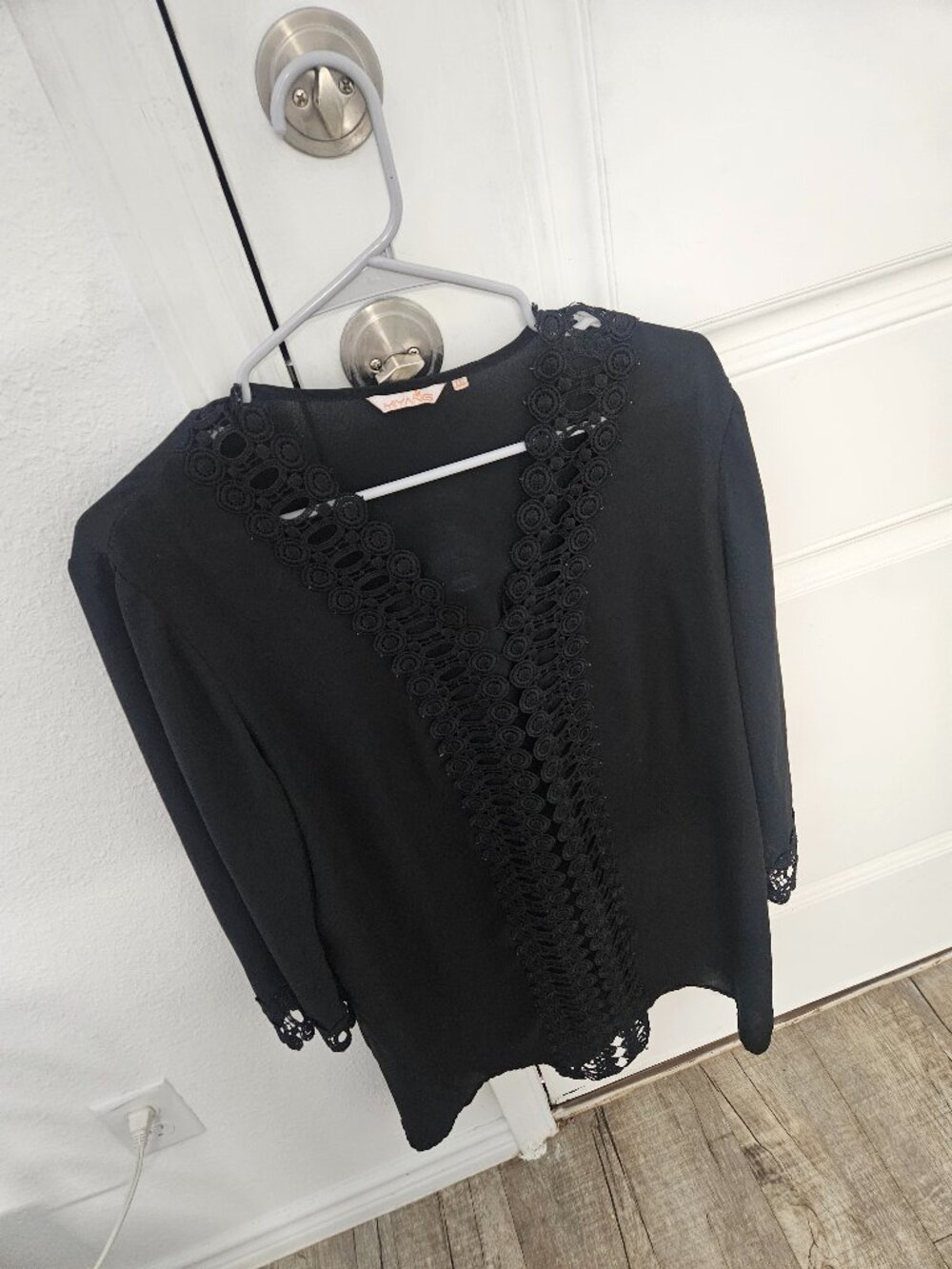 Miyang Sheer Lacey Blouse